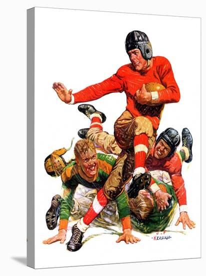 "College Football,"October 15, 1932-J.F. Kernan-Stretched Canvas