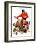 "College Football,"October 15, 1932-J.F. Kernan-Framed Giclee Print