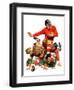 "College Football,"October 15, 1932-J.F. Kernan-Framed Giclee Print