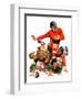 "College Football,"October 15, 1932-J.F. Kernan-Framed Giclee Print