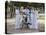 College Girls Wearing Traditional Ao Dai at West Lake on Graduation Day, Indochina, Southeast Asia-Robert Francis-Stretched Canvas