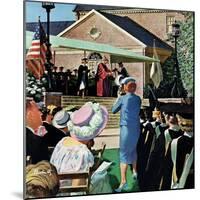 "College Graduation," June 4, 1960-Thornton Utz-Mounted Premium Giclee Print