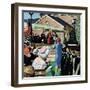 "College Graduation," June 4, 1960-Thornton Utz-Framed Giclee Print