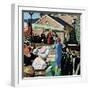 "College Graduation," June 4, 1960-Thornton Utz-Framed Giclee Print