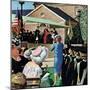 "College Graduation," June 4, 1960-Thornton Utz-Mounted Giclee Print