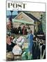 "College Graduation," Saturday Evening Post Cover, June 4, 1960-Thornton Utz-Mounted Giclee Print