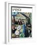 "College Graduation," Saturday Evening Post Cover, June 4, 1960-Thornton Utz-Framed Giclee Print