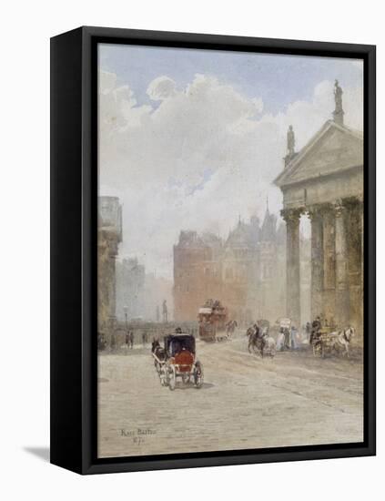 College Green, Dublin, 1887-Rose Maynard Barton-Framed Stretched Canvas