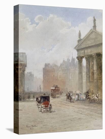 College Green, Dublin, 1887-Rose Maynard Barton-Stretched Canvas