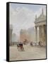 College Green, Dublin, 1887-Rose Maynard Barton-Framed Stretched Canvas