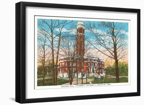 College Hall, Vanderbilt University, Nashville, Tennessee-null-Framed Art Print