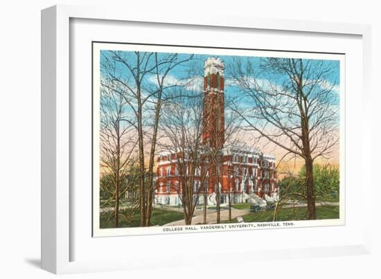 College Hall, Vanderbilt University, Nashville, Tennessee-null-Framed Art Print