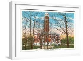 College Hall, Vanderbilt University, Nashville, Tennessee-null-Framed Art Print