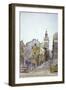 College Hill and the Church of St Michael Paternoster Royal, City of London, 1883-John Crowther-Framed Giclee Print