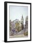 College Hill and the Church of St Michael Paternoster Royal, City of London, 1883-John Crowther-Framed Giclee Print