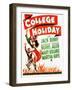 College Holiday-null-Framed Art Print