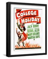 College Holiday-null-Framed Art Print