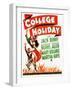 College Holiday-null-Framed Art Print