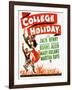 College Holiday-null-Framed Art Print