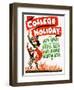 College Holiday-null-Framed Art Print