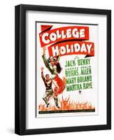 College Holiday-null-Framed Art Print