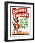 College Holiday-null-Framed Art Print