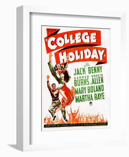 College Holiday-null-Framed Art Print