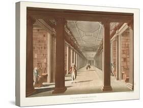 College Library, Dublin, 1793-James Malton-Stretched Canvas