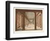 College Library, Dublin, 1793-James Malton-Framed Giclee Print