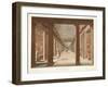 College Library, Dublin, 1793-James Malton-Framed Giclee Print