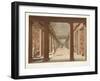 College Library, Dublin, 1793-James Malton-Framed Giclee Print