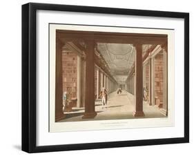 College Library, Dublin, 1793-James Malton-Framed Giclee Print