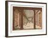 College Library, Dublin, 1793-James Malton-Framed Giclee Print