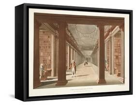 College Library, Dublin, 1793-James Malton-Framed Stretched Canvas