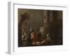 College of Animals, 1655 (Oil on Canvas)-Cornelis Saftleven-Framed Giclee Print