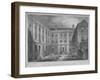 College of Arms, City of London, 1827-W Wallis-Framed Giclee Print