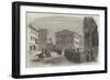 College of the Propaganda, at Rome, Sketched from the Piazza Di Spagna-null-Framed Giclee Print