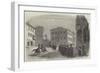College of the Propaganda, at Rome, Sketched from the Piazza Di Spagna-null-Framed Giclee Print