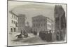 College of the Propaganda, at Rome, Sketched from the Piazza Di Spagna-null-Mounted Giclee Print