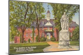 College of William and Mary, Williamsburg, Virginia-null-Mounted Art Print