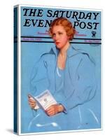 "College Requirements," Saturday Evening Post Cover, September 23, 1933-Penrhyn Stanlaws-Stretched Canvas
