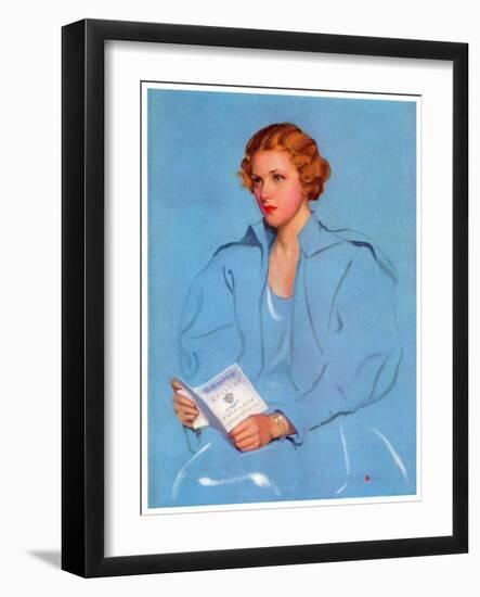 "College Requirements,"September 23, 1933-Penrhyn Stanlaws-Framed Giclee Print