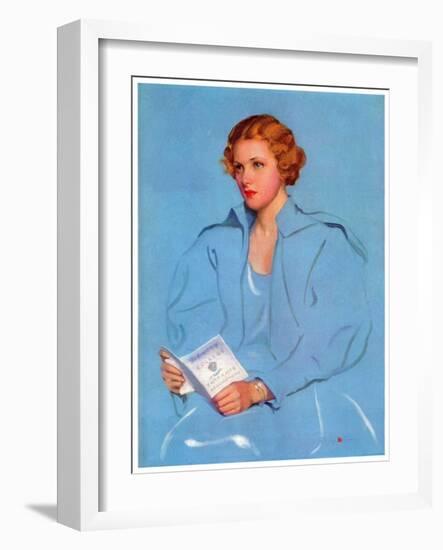 "College Requirements,"September 23, 1933-Penrhyn Stanlaws-Framed Giclee Print