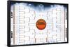 COLLEGIATE - 64 TEAM BRACKET-null-Framed Standard Poster