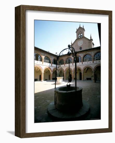 Collegio Di Spagna, Bologna, Emilia-Romagna, Italy-Oliviero Olivieri-Framed Photographic Print