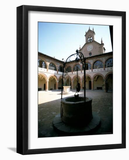 Collegio Di Spagna, Bologna, Emilia-Romagna, Italy-Oliviero Olivieri-Framed Photographic Print