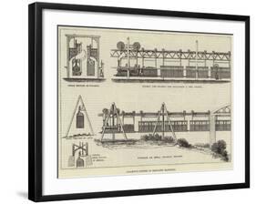 Collett's System of Elevated Railways-null-Framed Giclee Print