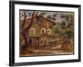 Collette's House at Cagne, 1912-Pierre-Auguste Renoir-Framed Giclee Print