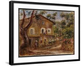 Collette's House at Cagne, 1912-Pierre-Auguste Renoir-Framed Giclee Print