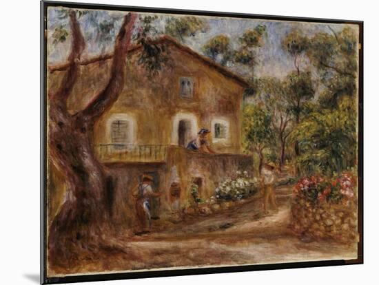 Collette's House at Cagne, 1912-Pierre-Auguste Renoir-Mounted Giclee Print